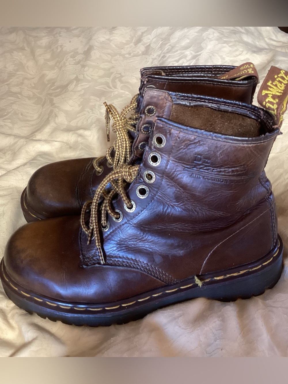 Dr. Martens Brown Lace-Up Boot Original Made in England